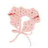 Faixa de cabeça de tricô floral estilo pastoral francês transfronteiriça europeia e americana, faixa de cabeça de flor de crochê feita à mão para meninas, perfeita para passeios e sessões de fotos