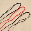 Fino talão trecho puxar colar corda DIY jade pingente cordão simples trançado corda jade pingente corda acessórios vintage pingente cordão