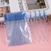 Novo Pincel de Cílios de Cristal, Pincel Espiral para Cílios e Sobrancelhas, Múltiplos Estilos e Cores, Mini Pente, Ferramentas de Maquiagem e Beleza