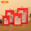 Bolsas de Regalo de Papel con Ventana Transparente, Bolsas para Regalos de Cumpleaños y San Valentín, Joyería, Arreglos Florales, Bolsas para Empaque de Muñecas
