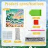 2026 Pintura Pérola Onda do Oceano Kit de Materiais DIY Pintura com Adesivo de Diamante Feita à Mão Pintura Decorativa de Sala de Estar de Alta Qualidade Bestseller Transfronteiriço