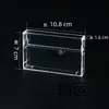 Caja de Cinta, Caja de Fuente de Alimentación Retro, Caja de Tarjetas de Visita de Cristal, Caja de Almacenamiento Premium, Caja de Notas de Cinta
