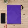 Bolsa de nylon com cordão para acabamento de roupas, bolsa de armazenamento, cordão de poliéster, atacado de fábrica
