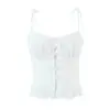 Camisola Blanca Ajustada de Primavera Estilo Europeo y Americano para Mujer 1776