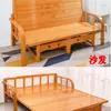Sofá cama, plegable, de doble propósito, adecuado para apartamentos pequeños, multifuncional, extensible, diseño simple, individual o doble, para siestas, cama plegable de bambú
