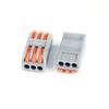Conector de Suministro Bloque de Terminal Rápido Personalizado Conector Pct Línea de Derivación Paralela Digital Hebilla a Tope Dos Entradas y Salidas