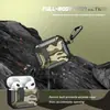 Adequado para Capa Protetora para Airpodspro3, Capa para Fone de Ouvido Apple de 4ª Geração, Capa Protetora Camuflada para Fone de Ouvido Airpods4