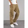Estação Independente eBay Chegada Nova Transfronteiriça Estilo Americano Multi-bolsos Esportivos Cargo Soltos Versáteis Calças de Perna Reta Masculinas Em Estoque