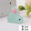 Ornatos de Micro Paisagem Resina 3D Coelho Luminoso DIY Capa de Celular Chaveiro Decoração de Geladeira Materiais Atacado Artesanal