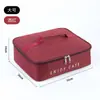 Bolsa de Mano Cuadrada para Lonchera Bolsa de Mano Tela Oxford Bolsa Térmica Papel de Aluminio Grueso Bolsa para Almuerzo Estudiante Lonchera con Arroz Gran Capacidad