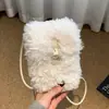Bolso mullido transfronterizo para mujer 2026 otoño nuevo versión coreana retro exquisito diseño de nicho bolso bandolera bolso para teléfono