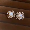 Aretes de Aguja Plateada con Borlas de Hoja de Circonita, Diseño Único y Versátil, Aretes de Nicho con un Toque de Lujo Ligero y de Alta Gama para Mujeres