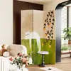 Nuevo Biombo Plegable Estilo Chino de Flores y Pájaros para Sala de Estar, Divisor Móvil para Entrada, Pantalla Bloqueadora para Dormitorio, Biombo Plegable Doble Cara para Uso Doméstico