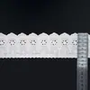 Fábrica Directa de Venta al por Mayor de Ropa y Textiles para el Hogar con Adorno de Encaje Dulong, Accesorios Lolita, Bordado de Algodón, Ancho 6.5cm
