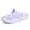 Chinelos Croc Femininos Verão Novo Outdoor Litoral Chinelos Leves Antiderrapantes Respiráveis Casuais Sapatos de Jardim Calçados Femininos Transfronteiriços