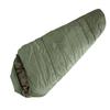 Saco de Dormir Individual para Soldado Estilo Camping al Aire Libre Viaje Ampliado Adulto Engrosado a Prueba de Frío y Cálido Verde Militar Estilo Momia para Camping