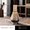 Tazón de matcha té matcha estilo japonés con juego de té traje té bambú cepillo de té matcha Baiben dinastía Li Song ceremonia del té Zen