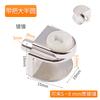 Soporte de mampara de vidrio para baño con pasador de placa de madera, clip de boca de pez fijo, clip de vidrio de partición ajustable de aleación de zinc de 5-9 mm de espesor
