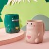 Vaso para Enjuague Bucal Infantil, Vaso para Beber con Forma de Dinosaurio de Dibujos Animados Lindo, Vaso Creativo para Cepillo de Dientes, Vaso para Cepillo de Dientes para Estudiantes en Pareja