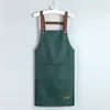 2026 Nuevo Delantal de Cocina Doméstico Estilo Japonés, Súper Impermeable y Resistente al Aceite, Delantal de Cocina de Verano para Mujer Ropa de Trabajo