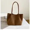 Bolsa de Ombro Vintage Grande Capacidade Mais Vendida no Comércio Exterior Transfronteiriço Bolsa Tote Outono e Inverno