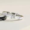 Anillos de Pareja Primavera Madera Muerta, un Par de Anillos de Diseño Creativo de Alta Gama Estilo Bosque Ins, Hojas, Ajustables para Hombre y Mujer