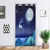 Cortina de Puerta sin Clavos Cortina Divisoria Tela Protectora contra el Viento Habitación Tela para el Hogar Baño Accesorios para Baño Baño Simple