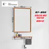Espejo de Baño Inodoro Inodoro Espejo de Cristal Espejo Cuadrado Colgante de Pared Sin Perforaciones Colgante Horizontal Colgante Vertical Soporte de Espejo
