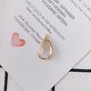 Acessórios de jóias DIY atacado banhado a cobre grosso saco de ouro colorido diamante mini gota pingente brincos acessórios
