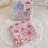 Bolsa Mini Conejo Jazmín Awkable con Cremallera en Forma de L para Cambio/Llaves Bolso de Mano Transparente con Arena Movediza Bolsa Cuadrada Pequeña