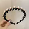 Faixa de Cabelo Fosca Minimalista Tendência Estilo Coreano Dentada Antiderrapante para Lavar o Rosto para Mulheres com Franja e Cabelo Fino
