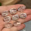 Cristal Blanco Piezoeléctrico Cuerpo Limpieza Estrella Luna Loto Perlas Sueltas Accesorios Pulsera Collar DIY Hecho a Mano Cuentas Espaciadoras