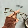 Gafas Qian Ai Perla Ojo de Gato Marco Negro Anti Luz Azul Marco Óptico TR90 Se Pueden Montar Lentes para Miopía Marco de Gafas Fábrica