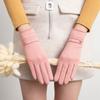 2021 Símbolo Bonito Novo Coelho de Pelúcia Veludo Alemão Mais Veludo Alta Elasticidade Toque Quente Tela Sensível ao Toque Luvas de Inverno Femininas para Exterior