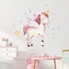 Br63867 Estilo Niña Dibujos Animados Cuento de Hadas Unicornio Ins Autoadhesivos Pegatinas de Pared Decoración para Dormitorio Guardería
