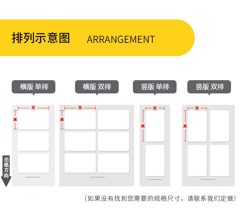 空白铜版纸详情页