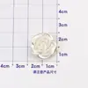 Flor de pétalo de rosa de imitación de perla ABS bronceado rosa material para hacer tocado corsage pasador DIY hecho a mano