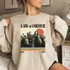 Sudadera Vintage de Ley y Orden: Unidad de Víctimas Especiales, Camiseta de Detective de Elliott Stabler y Olivia Benson