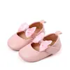 Zapatos Casuales de Bebé con Lazo para Primavera y Otoño Transpirables Suela de Goma Suave Antideslizantes Zapatos para Niña Pequeña