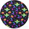 Mantel Individual Lino Halloween Navidad Mantel Redondo para Mesa Mantel para Comida Occidental Hogar Comida Occidental Aislamiento Térmico Mantel Individual para Plato Posavasos
