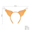 Diadema de Pierna de Pollo Curiosa para Pascua Decoración de Cabeza de Pollo Grande de Dibujos Animados de Animales para Acción de Gracias Diadema de Pavo para Fiesta