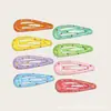 Clipes de Cabelo Coloridos em Forma de Osso Gota d'Água Quadrado com Esmalte Boneca Decoração de Animal de Estimação Grampo de Cabelo Acessório de Cabelo Acessório DIY Presilha Lateral