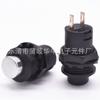 Interruptor de Botón DS-427 Interruptor Redondo de Bloqueo Automático Agujero Abierto 12 mm Interruptor de Llave de Restablecimiento sin Bloqueo Interruptor de Cochecito