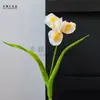 Flor Artificial Iris PU Estilo Pintura al Óleo Francesa Material de Flor para Boda Decoración de Boda Muebles para el Hogar Flor Falsa Flor de Iris