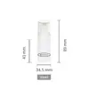 Botella Recargable Portátil con Spray Continuo 100ml Blanca PET Botella Pequeña con Spray Hidratación Facial Botella con Spray Nano Ultra Fino