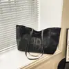 2026 Verano Nuevo Retro Gran Capacidad Moderno Color Sólido Simple Versátil Elegante Casual Bolso de Hombro Tote