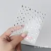 Aha ¡Sueña en Grande y Estrellas Pequeñas Lindas Pegatinas para Uñas Arte de Uñas Estrella Creciente Estilo Japonés Dorado y Plateado Negro y Blanco Decoraciones para Uñas