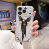 Envío Directo de Fábrica, Suministro Exclusivo Transfronterizo, Funda de Teléfono Transparente Estilo Oscuro Adecuada para Apple 17 Pro, Funda de Teléfono con Airbag Anticolisión