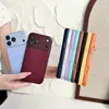 Funda para teléfono dos en uno con tacto de piel para iPhone 18 Pro Max Apple 17 cubierta protectora con película para lente incorporada 16