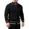 Cárdigan nuevo para hombre 2026 otoño/invierno transfronterizo, estilo europeo y americano, suéter de punto casual de moda con bloques de color para jóvenes para hombres